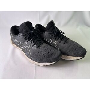 ASICS Gel Nimbus 24 Running Shoes Black Wide Mesh Comfort‎ Size 14 US Mens